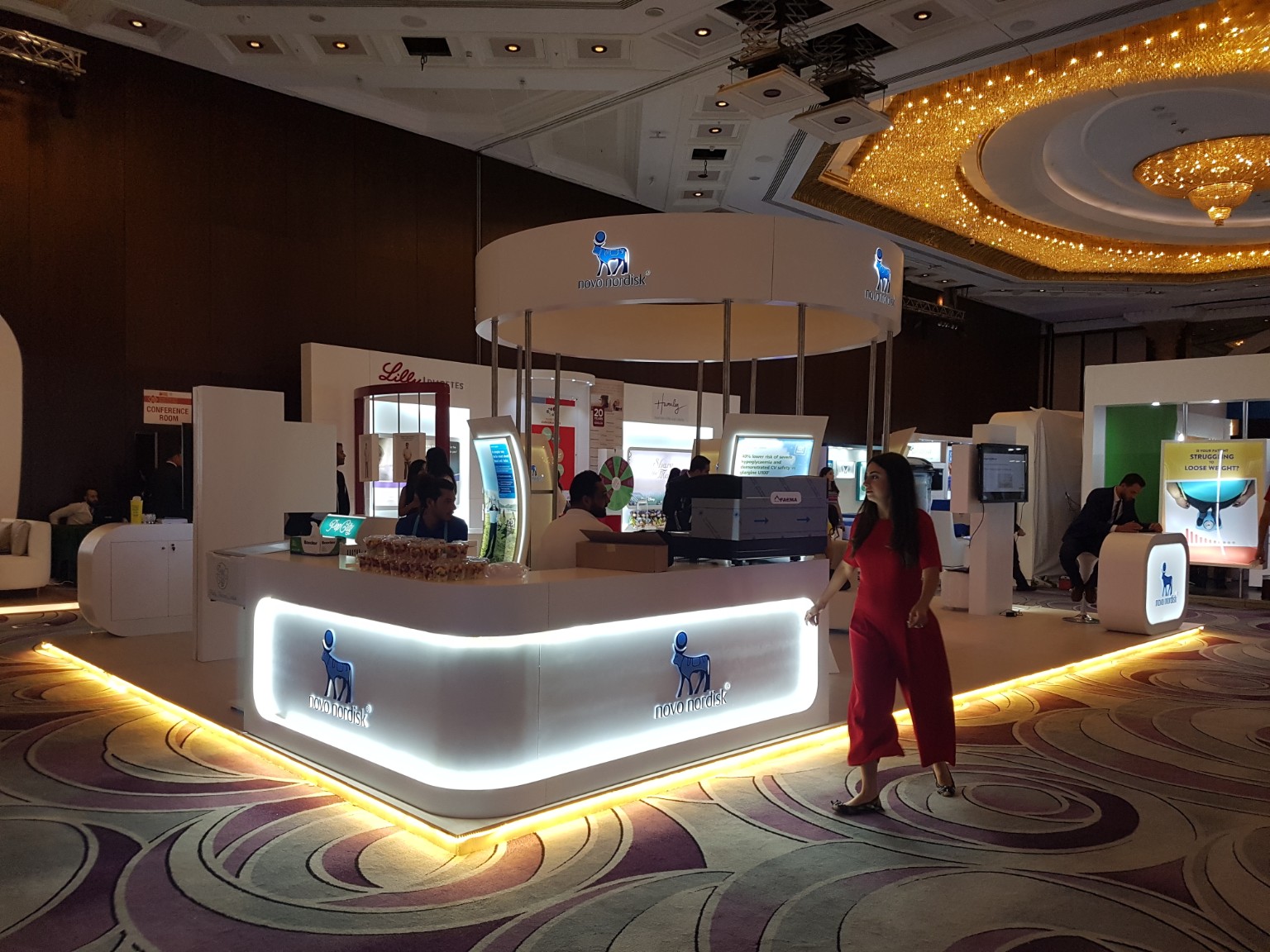 Large exhibition stand